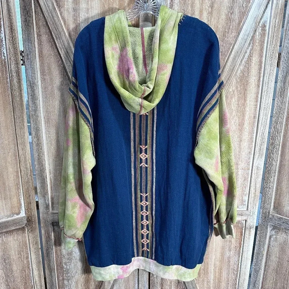 Free People We The Free Long Weekend Knit Mixed Hoodie - Picture 3 of 7